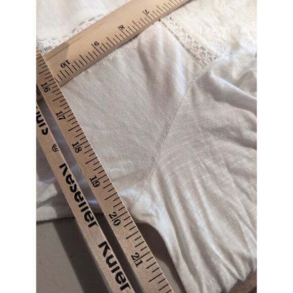 Sundance Women White Embroidered Cotton Blouse Size Medium - Picture 14 of 15